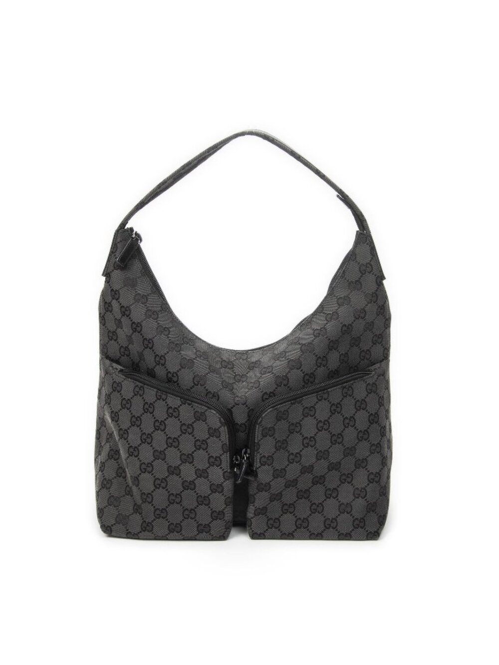 Gucci Hobo Black GG Canvas
